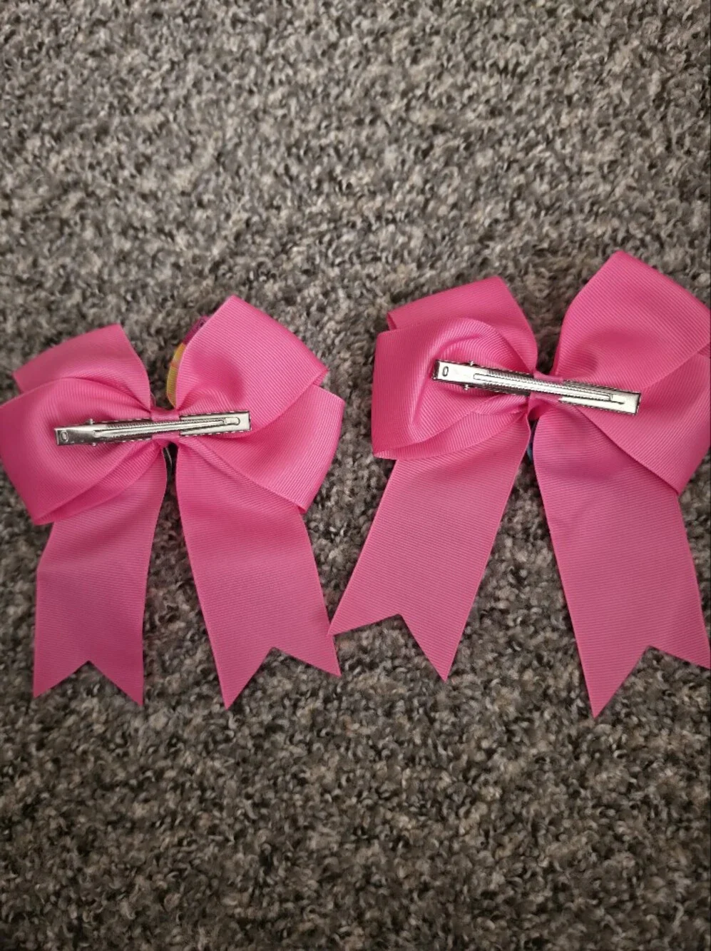 Set of 2 Inside Out Character Bow Hair Clips Girls Pink Multicolor